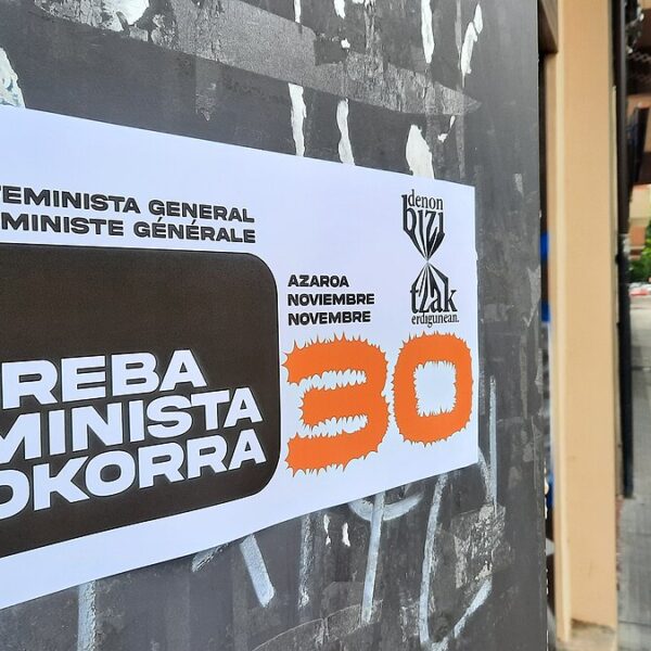 REAS Navarra se adhiere a la Huelga Feminista General del 30 de noviembre