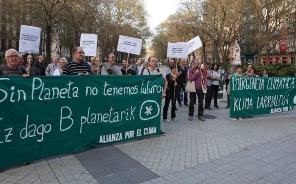 Recogida de fondos económicos para apoyar la demanda contra el Gobierno Foral por inacción ante el Cambio Climático