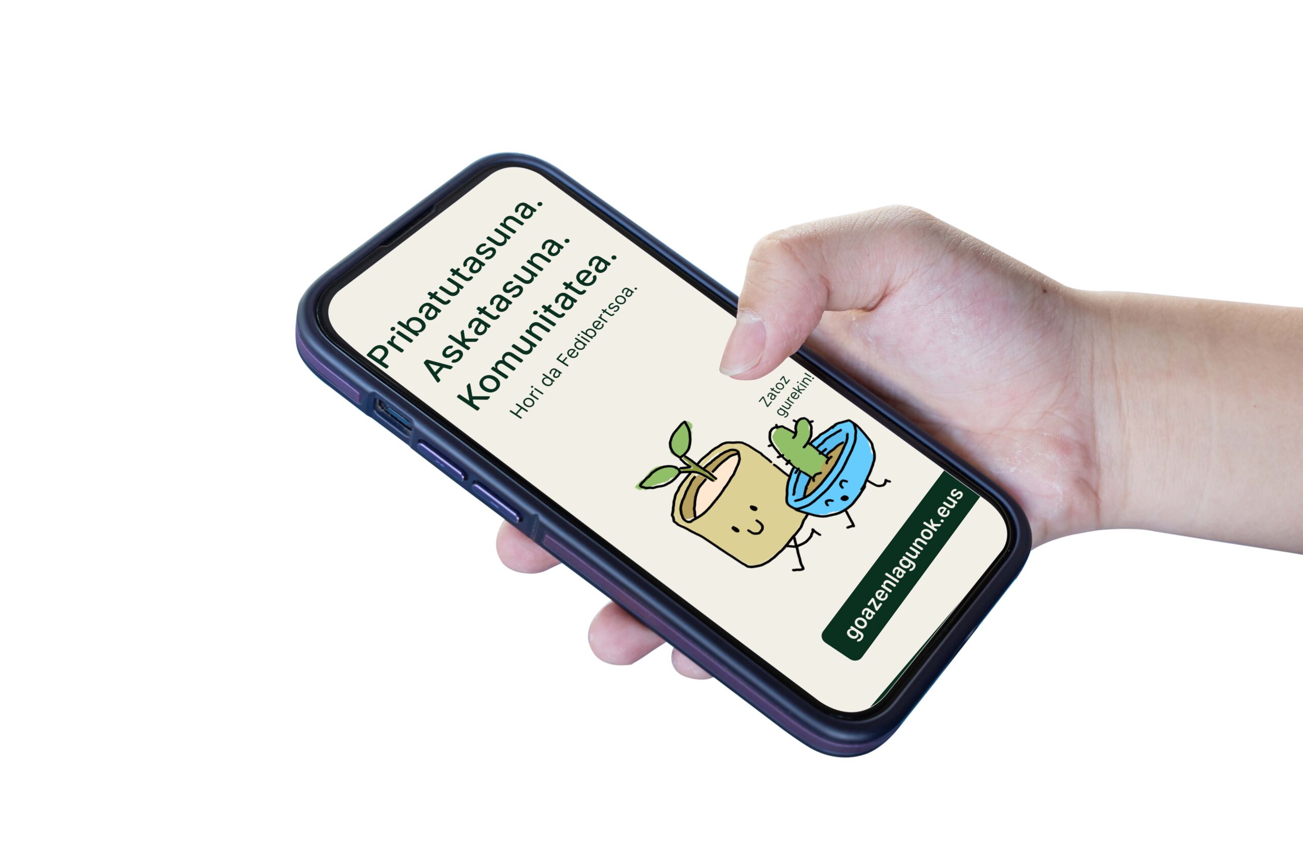 “Goazen lagunok”, fedibertsora salto