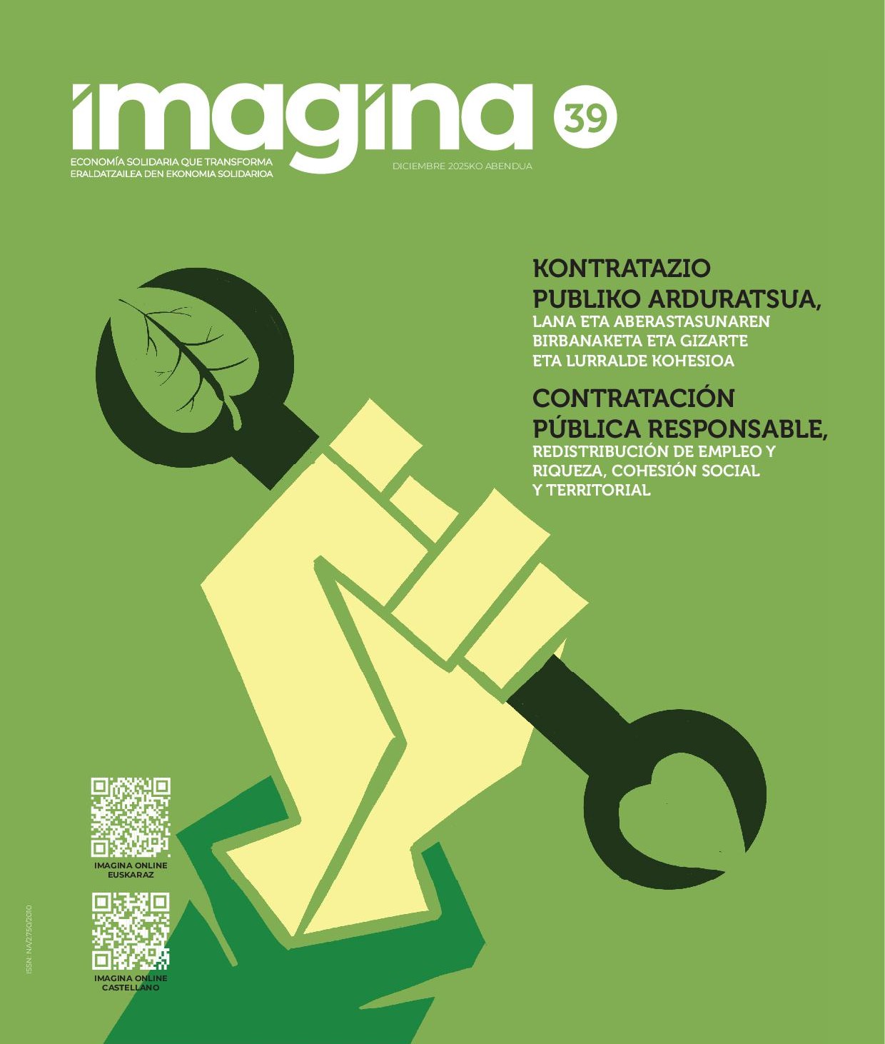 Imagina 39: CONTRATACIÓN PÚBLICA RESPONSABLE, REDISTRIBUCIÓN DE EMPLEO Y RIQUEZA Y COHESIÓN SOCIAL Y TERRITORIAL