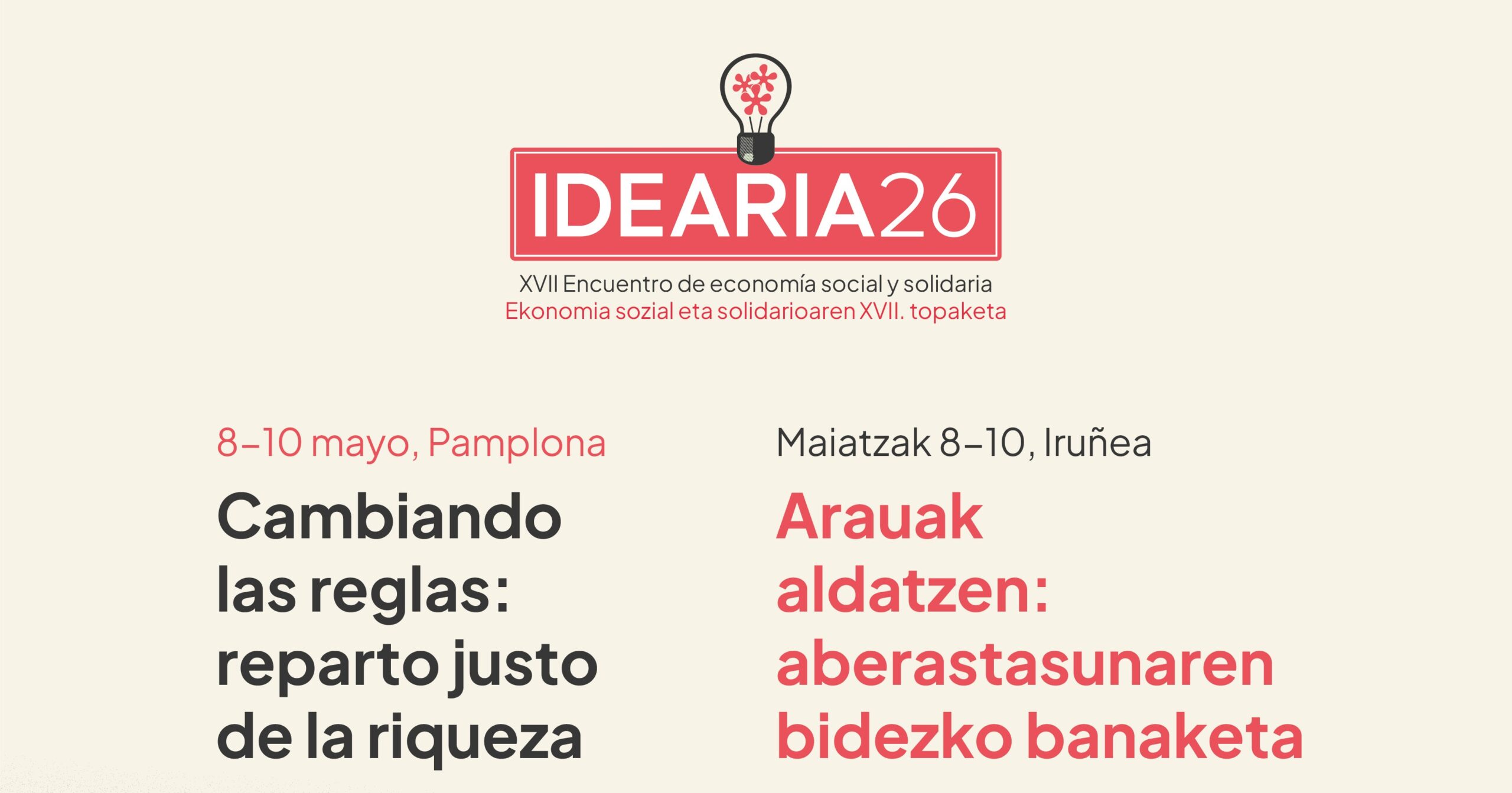 Idearia 2026 ¡abierto el plazo de inscripción!