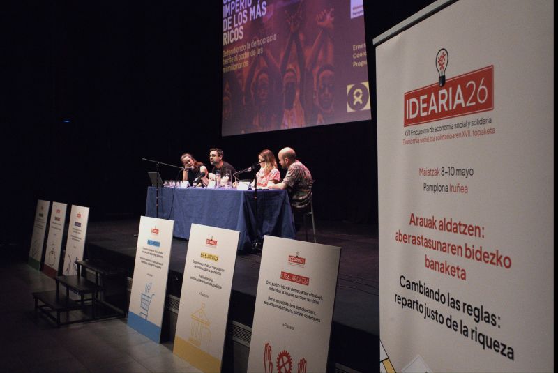 Pamplona reúne a cerca de 200 personas en una exitosa edición de Idearia dedicada al reparto justo de la riqueza